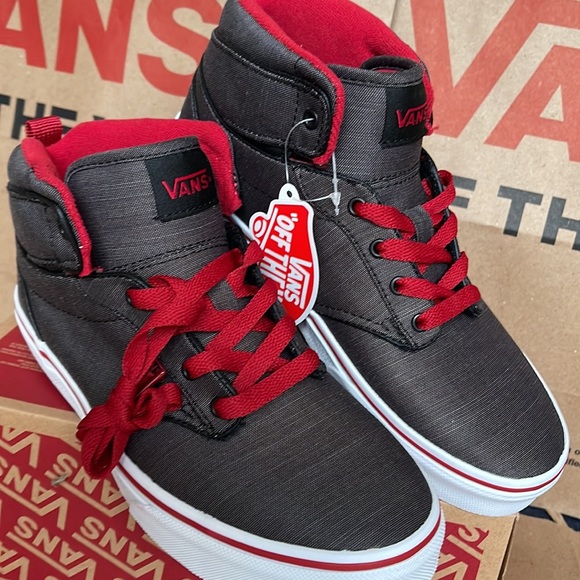 Vans Atwood Textile Black/Chili Pepper/White WMNS - Picture 7 of 16